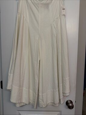 Anthropologie extended waist wide leg pant